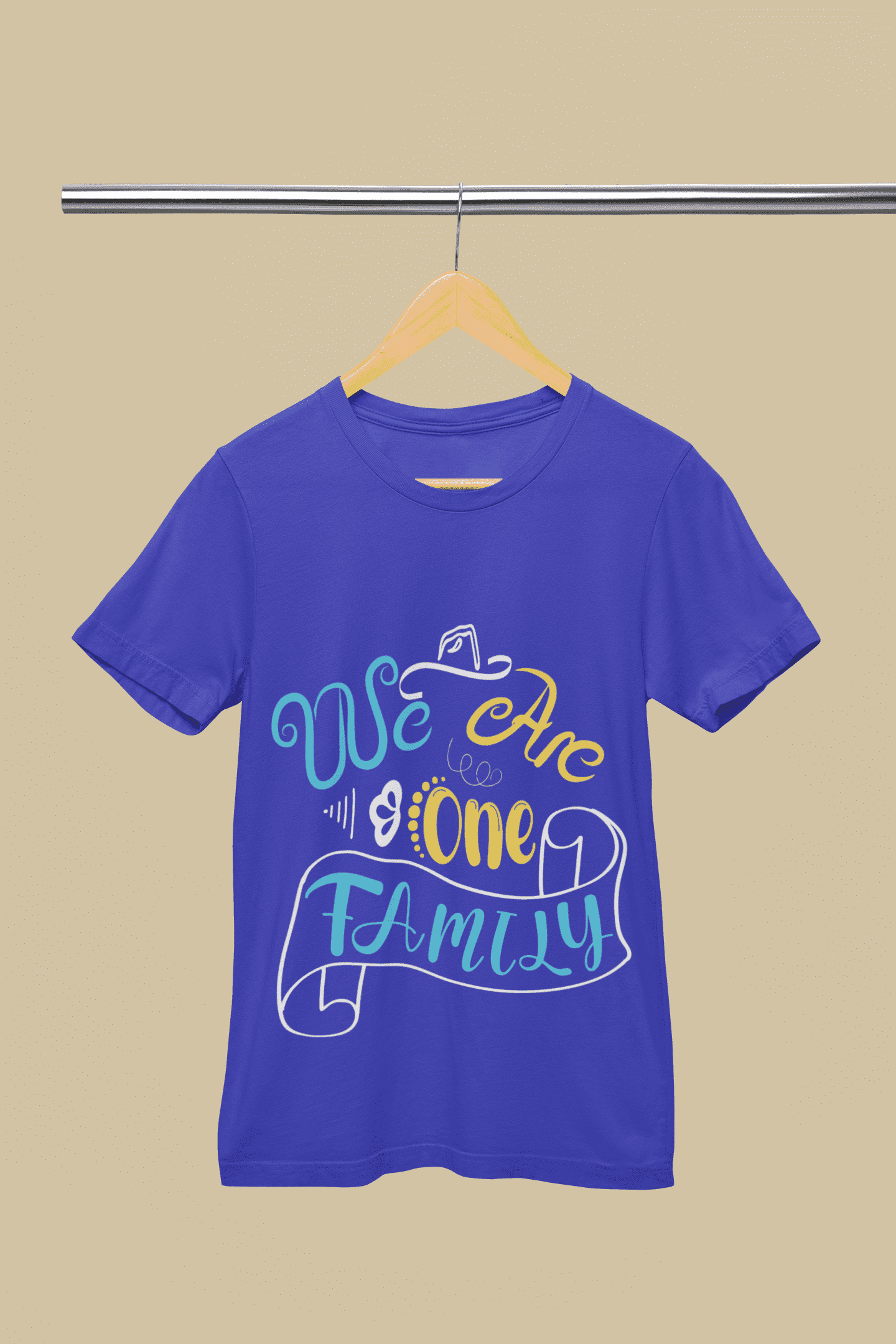 One Family Graphic T-Shirt | Premium Cotton Family Lifestyle Tee