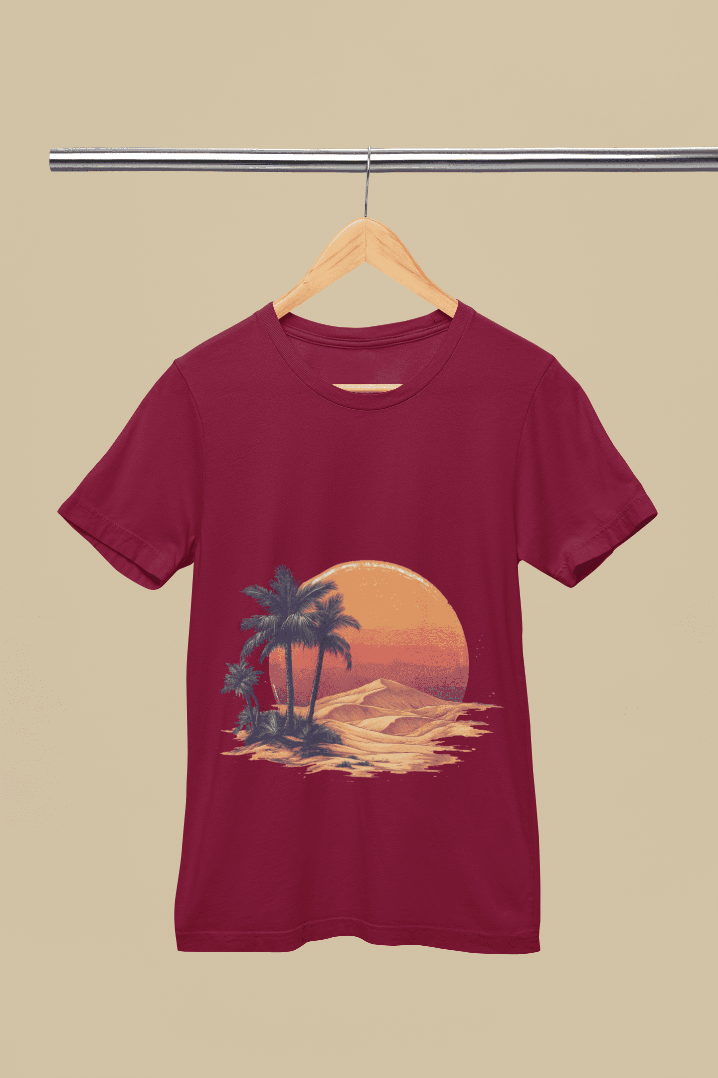 Palm Trees Graphic T-Shirt | Premium Cotton Tropical Lifestyle Tee