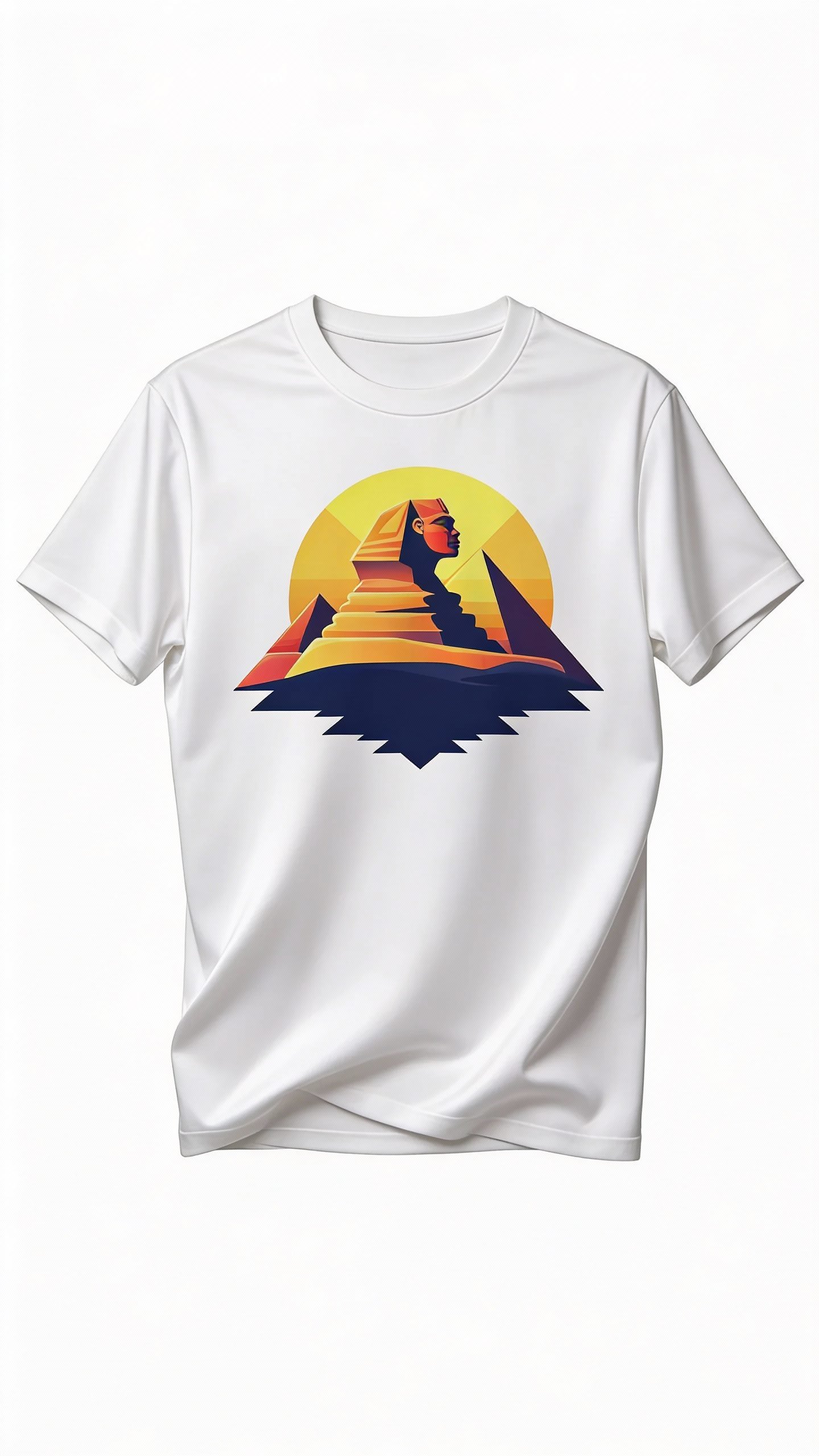 Egypt Design Pyramids T-Shirt | Premium Cotton Egyptian Heritage Tee