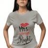 Mrs. Always Right Graphic T-Shirt | Premium Cotton Funny T-Shirt Mrs. Always Right Graphic T-Shirt | Premium Cotton Funny T-Shirt