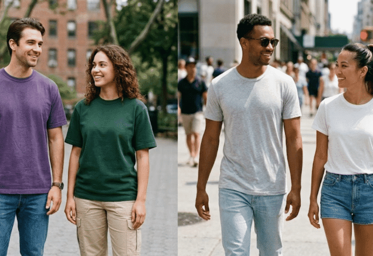 Heavyweight vs Lightweight T-Shirts in UAE