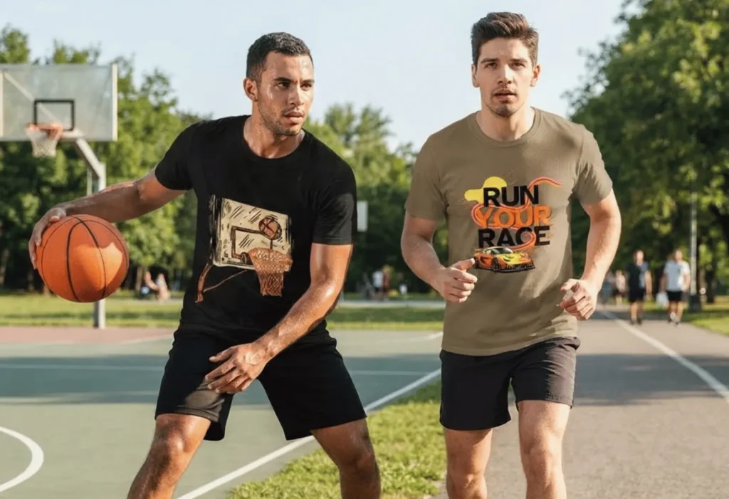 Cotton Tshirts Ideal for Fitness Activities