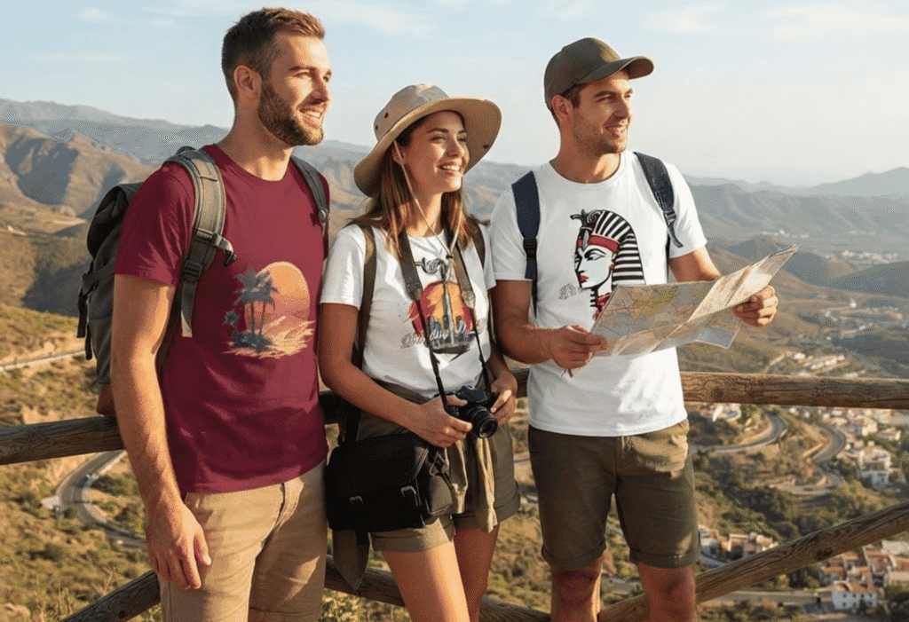 Travel Wardrobe Essentials - Why Cotton Tshirts Should Top The List